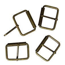 HAND Buckle LAGB11 Large Metal Square Belt Antique Gold Size 48x35 mm - Pack of 4
