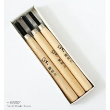 Set of 3 Professional Woodcarving Chisels