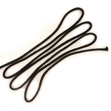 HAND S-32DM 5 mm Wide Black Cord Ideal for Drawcords, Hoodies, Clothing, Bags, Camping and Outdoors - 10 Metres Long - Rugged and Durable