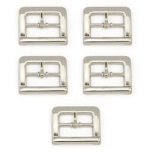 HAND Belt Buckle 5073 24mm Silver Metal Single Lock - Pack of 5