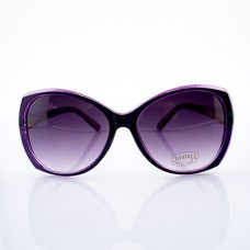 HAND H1038 4038 Violet Large Frame Ladies Fashion Sunglasses - Width at Temples 142 mm - 100% UV400 protection