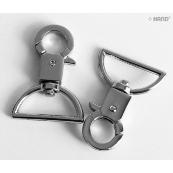 B04 Rotary Swivel Hook Polished Silver Tone End Handbag Backpack Strap Buckles 45x32mm, pack of 4 B04 Rotary Swivel Hook Polished Silver Tone End Handbag Backpack Strap Buckles 45x32mm, pack of 4