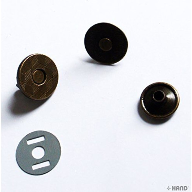 10 Sets Vintage Gold Magnetic Press Studs - 14mm 10 Sets Vintage Gold Magnetic Press Studs - 14mm