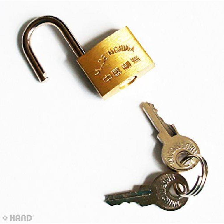 Pack of 4 Small Brass Travel Luggage Padlock 20mm with 2 Keys Pack of 4 Small Brass Travel Luggage Padlock 20mm with 2 Keys