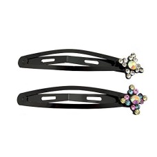 HAND CHC18 Beautiful Shiny Diamante Crystal Assorted Designs and Colours Hair Clips for All Ages - Pack of 3 Pairs HAND CHC18 Beautiful Shiny Diamante Crystal Assorted Designs and Colours Hair Clips for All Ages - Pack of 3 Pairs
