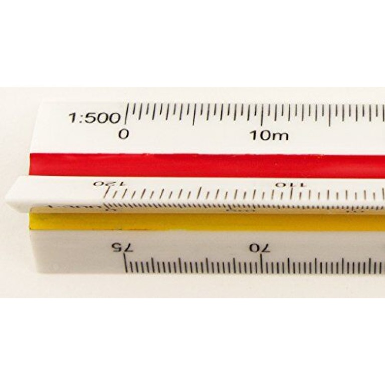 HAND H0910 Professional Metric Triangular Ratio Scale Ruler 30 cm 1100, 1200, 1250, 300, 1