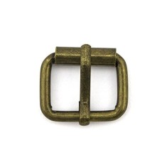HAND Buckle SAGB14 2cm Small Antique Gold Metal Single Lock - Pack of 10