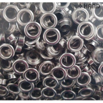 Professional Brass Eylets, Grommets - Various Sizes and Colours (No.22 - 14 mm (2000pcs) - silver)