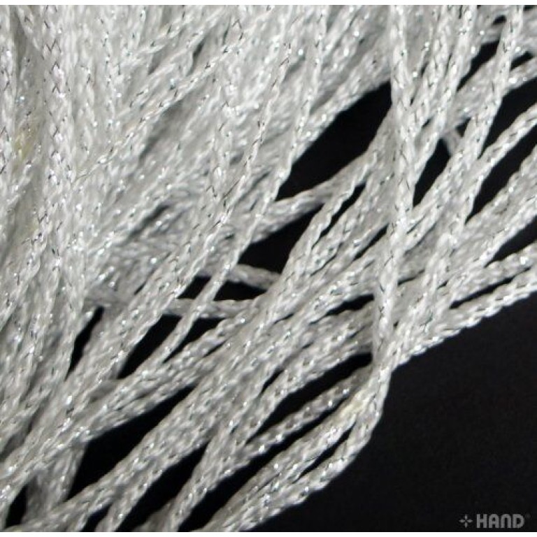 White & Silver String Trims - 3mm x 20m White & Silver String Trims - 3mm x 20m