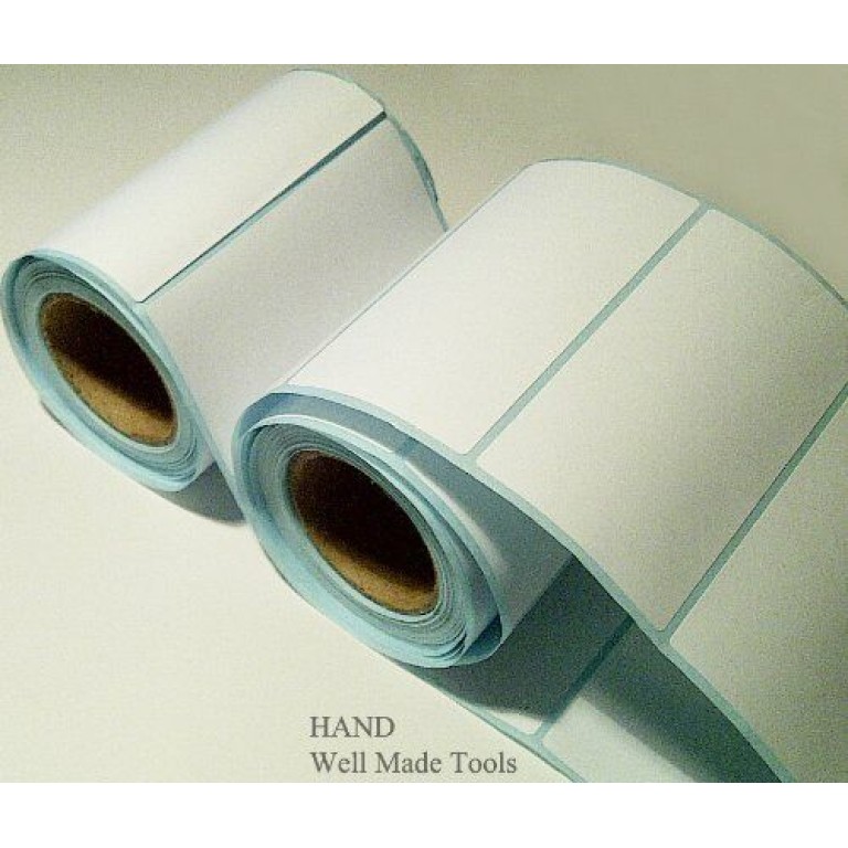 Write on Me Self Adhesive Tailors White Labels Stickers 89mm x45mm, 260pcs/Roll Pack of 2 Write on Me Self Adhesive Tailors White Labels Stickers 89mm x45mm, 260pcs/Roll Pack of 2