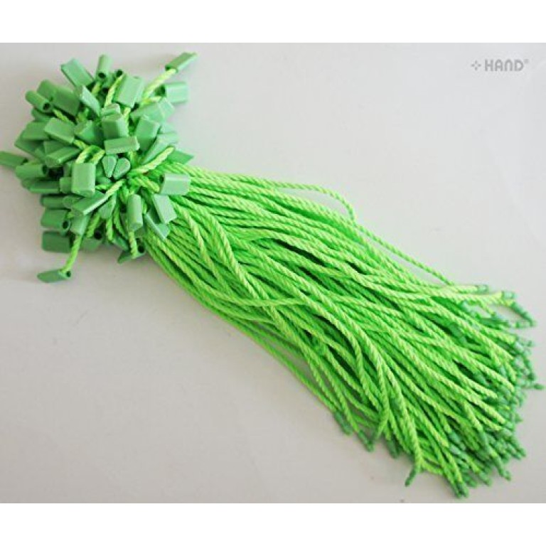 Easy and Fast to Attach Hang Tag, Nylon String Round Snap Lock, Green 1000pcs Easy and Fast to Attach Hang Tag, Nylon String Round Snap Lock, Green 1000pcs