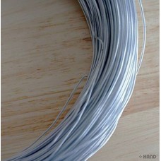 Finger Friendly Toner Plastic Coated Craft Icy Silver Wire Assorted Thicknesses - 10 metres (2 mm)