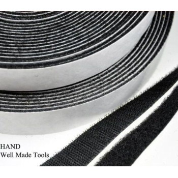 Velcro Stick On Tape Black (10 M, 20 Millimetres)