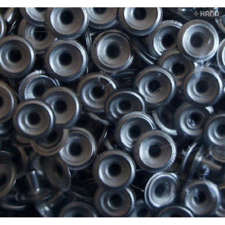 203 4-part Plain Flat Top Press Stud Buttons 12.5mm (203 Silver - appx 220g) 203 4-part Plain Flat Top Press Stud Buttons 12.5mm (203 Silver - appx 220g)