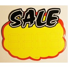 SALE Display Sales Prices Colour In, Sales Cards, A Pack of 10, Medium 90x72mm