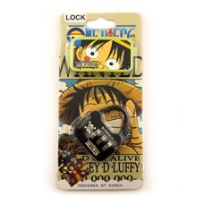 Manga Colourful 3 Digit Combination Padlock for Your School, Home, Locker, Bag, Diary - It's My Secret - Black
