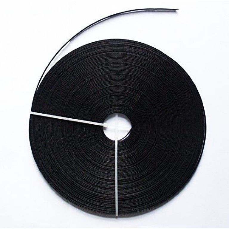 A Roll of"Sew -in" Black Rigid Boning, 5mm Width, Appx 50 Meters A Roll of"Sew -in" Black Rigid Boning, 5mm Width, Appx 50 Meters