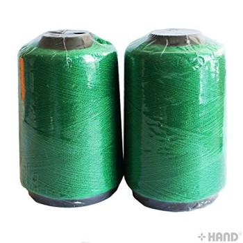 Assorted Colours Sewing Machine 100% Polyester Thread Spool Appx 800m - Buy 1 Get 1 Spool Free (Green)