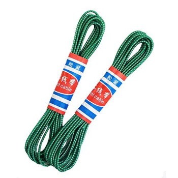 HAND Green Round Sewing Coloured Elastic Cord 3mmW x 4.2mL Assorted Colours - Pack of 2