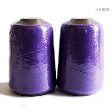 Assorted Colours Sewing Machine 100% Polyester Thread Spool Appx 800m - Buy 1 Get 1 Spool Free (Purple)