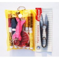 Handy Sewing Kit/ General Household Set With Assorted Threads, Needles, Threader,Thimble& Thread Snipers