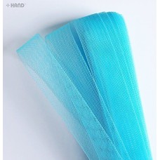 Nylon Crin Trim, Bridal Webbing Horses hair Assorted Colours 25 mm W x 5 metres (Light Blue)