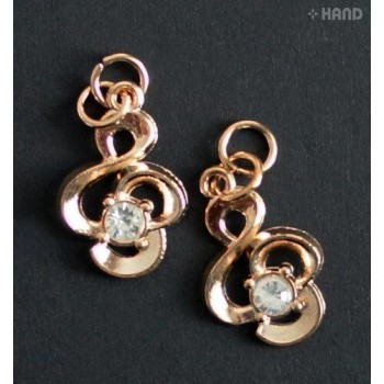 HAND ® A21 Metal Gold Tone DIY Accessories Making Embellishements - Pack of 2