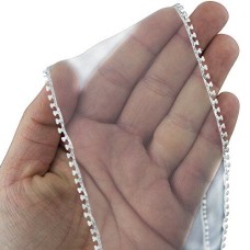 HAND HB-6CM-YB Smoke Silver Decorative Crochet Edge Organza Trim - 10 Metres Long x 6 cm Wide - for Sewing Craft and Garment Embellishment