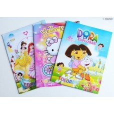 Childrens Cartoon Colouring and Sticker Books - Buy 1 Get 1 Free Offer (Girls)