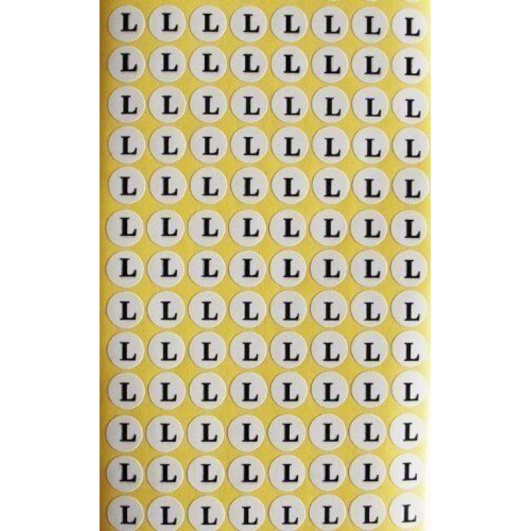 Size L Round Stickers, Garments, Hanger- 1cm Diameter, 10 Sheets 200 Stickers/Sheet Size L Round Stickers, Garments, Hanger- 1cm Diameter, 10 Sheets 200 Stickers/Sheet
