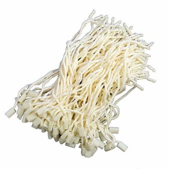 HAND Easy and Fast to Attach Hang Tag, Nylon String Round Snap Lock 17cm, Cream/Off white - 1000pcs HAND Easy and Fast to Attach Hang Tag, Nylon String Round Snap Lock 17cm, Cream/Off white - 1000pcs