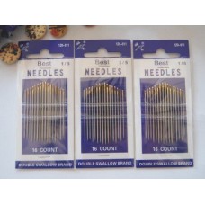 2 Packs of Hand Sewing Needles Pack of 16