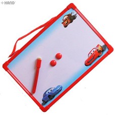 Children Colourful Dry Erase Magnetic White/Alphabet Board with Marker, Eraser and Magnets (Small Boys 30x20)