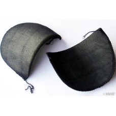 Light Weight Shoulder Pads BLACK Colour, Style 1110 Black - 2 Pairs 