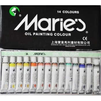 Maries Fine Oil Colours Sets - Set of (14)