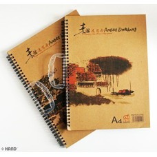 SB002 A4 Hardback Sketch Book - Snow White 100gm Paper, appx 50 Sheets - Set of 2