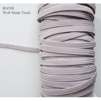 Icy White Extra Strength Max Stretch Flat Elastic Cord Spool, 6mmW, 140g- Appx 20 metres