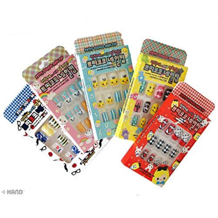 Fun Kids False NO Glue Needed Nail Tip Set - Assorted Designs - 2 Packs Fun Kids False NO Glue Needed Nail Tip Set - Assorted Designs - 2 Packs