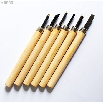 Wood Carving Hobby Craft Woodcut Tool/Chisels 135mm - Set of 6