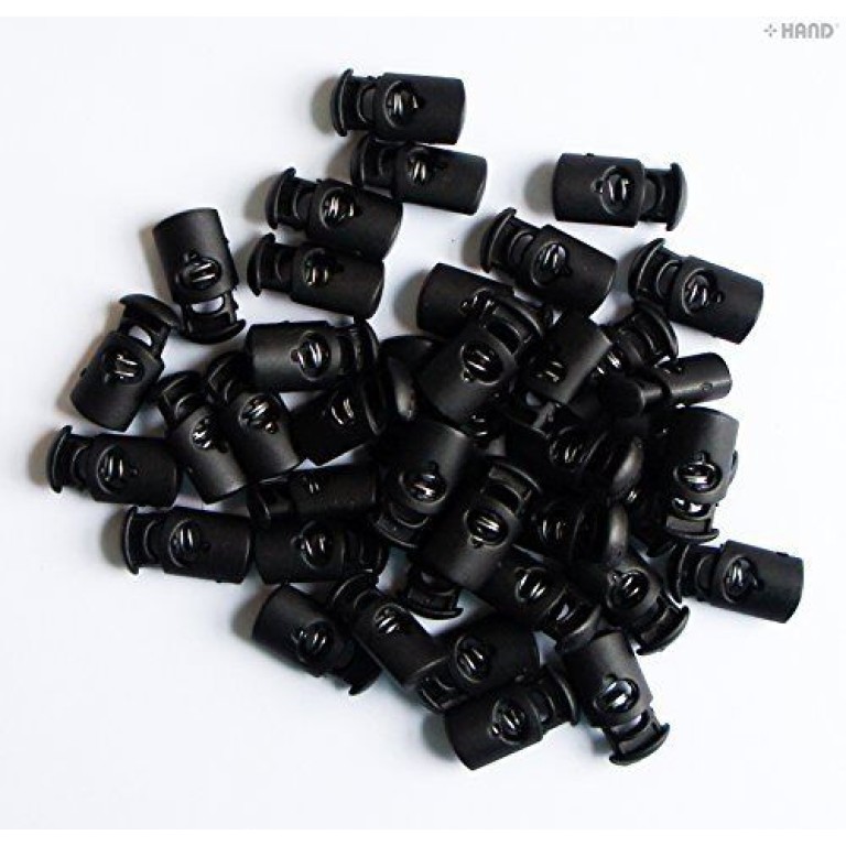 S092 Oval Plastic Toggle Spring Stop Single Hole String Cord Locks, a pack of 40, appx 60g S092 Oval Plastic Toggle Spring Stop Single Hole String Cord Locks, a pack of 40, appx 60g
