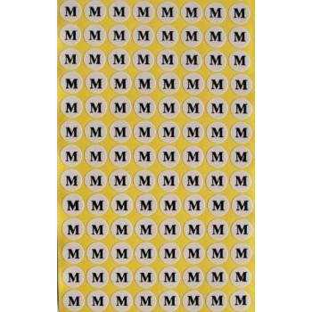 Size M Round Stickers, Garments, Hanger- 1cm Diameter, 10 Sheets 200 Stickers/Sheet Size M Round Stickers, Garments, Hanger- 1cm Diameter, 10 Sheets 200 Stickers/Sheet