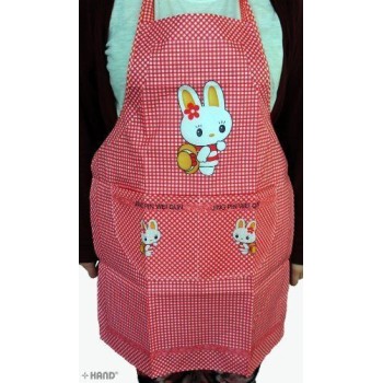 Waterproof Kids Cooking/Baking/Art Bunny Cartoon Assorted Colours High Quality Apron with pockets - Buy 1 Get 1 Free