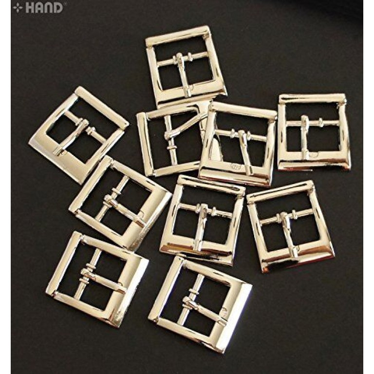 2326 Metal Polished Silver Tone Shoe Boots Handbag Buckles 2cm with Slider Bar - Pack of 5 Pairs 2326 Metal Polished Silver Tone Shoe Boots Handbag Buckles 2cm with Slider Bar - Pack of 5 Pairs
