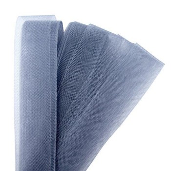 HAND Grey Nylon Crin Trim Bridal Webbing Horses hair - 40 mm W x 5 meter L
