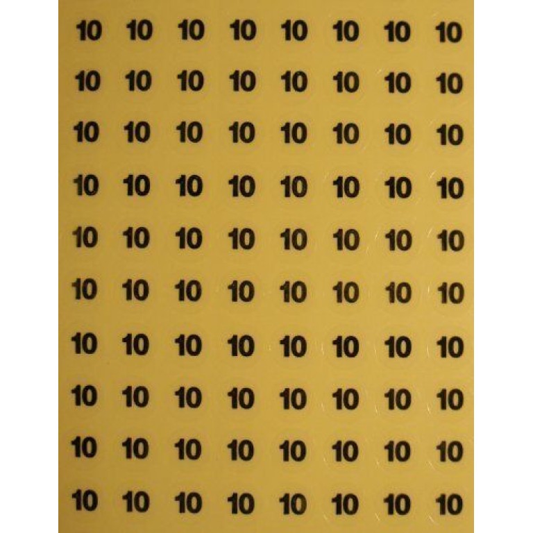Size 10 Round Stickers, Garments, Hanger- 1.3cm Diameter, 10 Sheets 126 Stickers/Sheet - Clear Size 10 Round Stickers, Garments, Hanger- 1.3cm Diameter, 10 Sheets 126 Stickers/Sheet - Clear