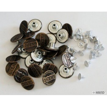 No3 Jeans Buttons - pack of appx 50 No3 Jeans Buttons - pack of appx 50