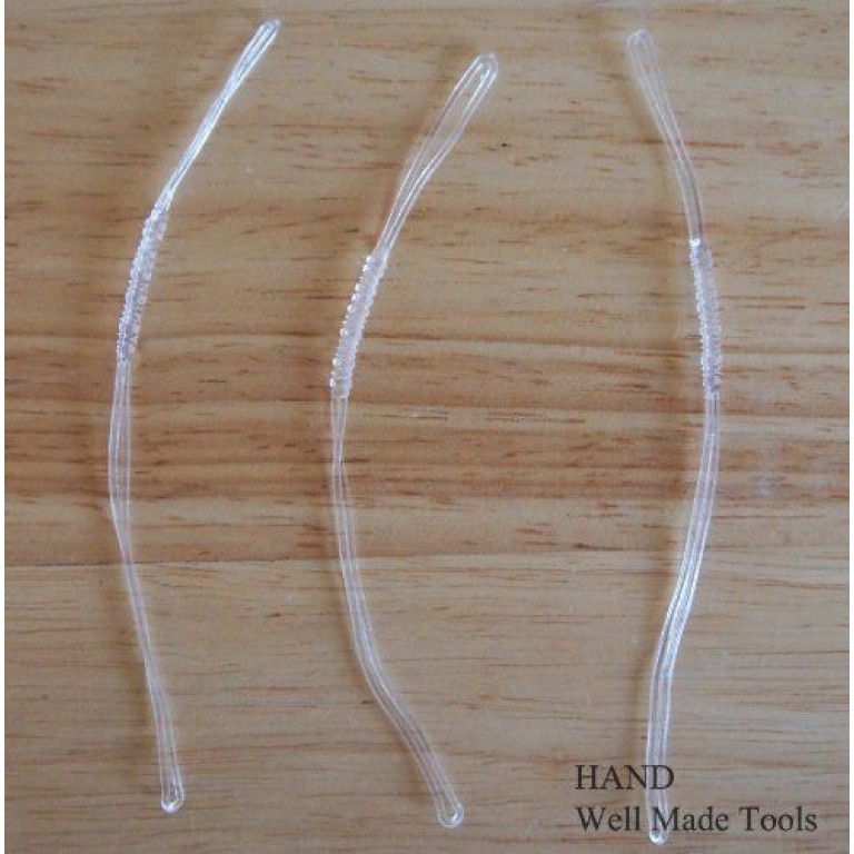 Double Loops Clear Stretchy Hangtag String for Garments 13cm, 0.4KG, Appx 1000pcs Double Loops Clear Stretchy Hangtag String for Garments 13cm, 0.4KG, Appx 1000pcs