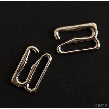 50 Silver Metal Lingerie Sliders - Size 12
