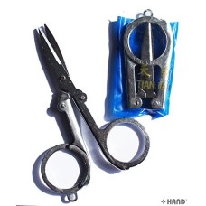 806A Convenient Travel Folding Metal Scissors Assorted Sizes - Pack of 2 (806AL Large)