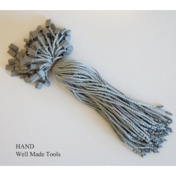 Hang Tag, Nylon String Round Snap Lock, Silver/ Light Grey 1000pcs Hang Tag, Nylon String Round Snap Lock, Silver/ Light Grey 1000pcs